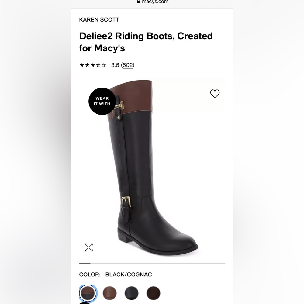 NWT -  Never out of box -  Women’s size 5 tall black/brown boots